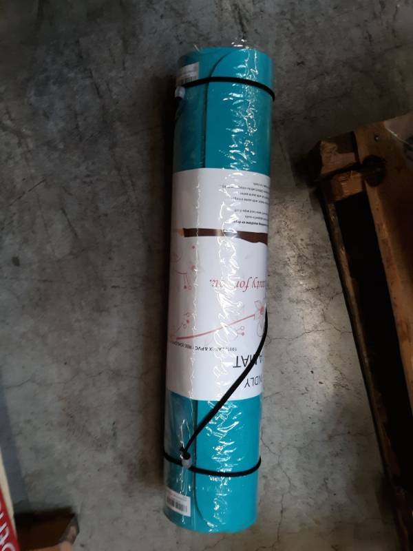 lot 14523 image: andllia womens yoga mat lake blue size 24 �72