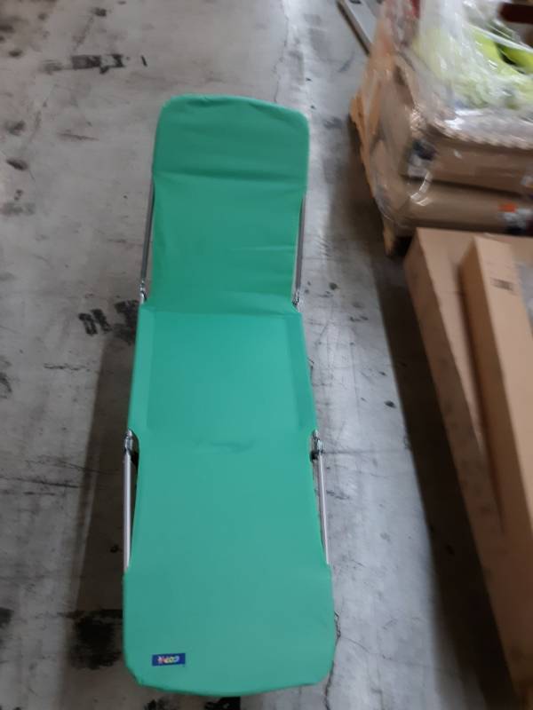 lot 14558 image: Beach Portable Folding Backpack Beach Lounge Chair with Backpack Straps