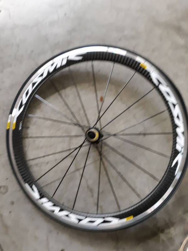 lot 14560 image: Mavic Cosmic Elite UST Wheel Black, Rear,