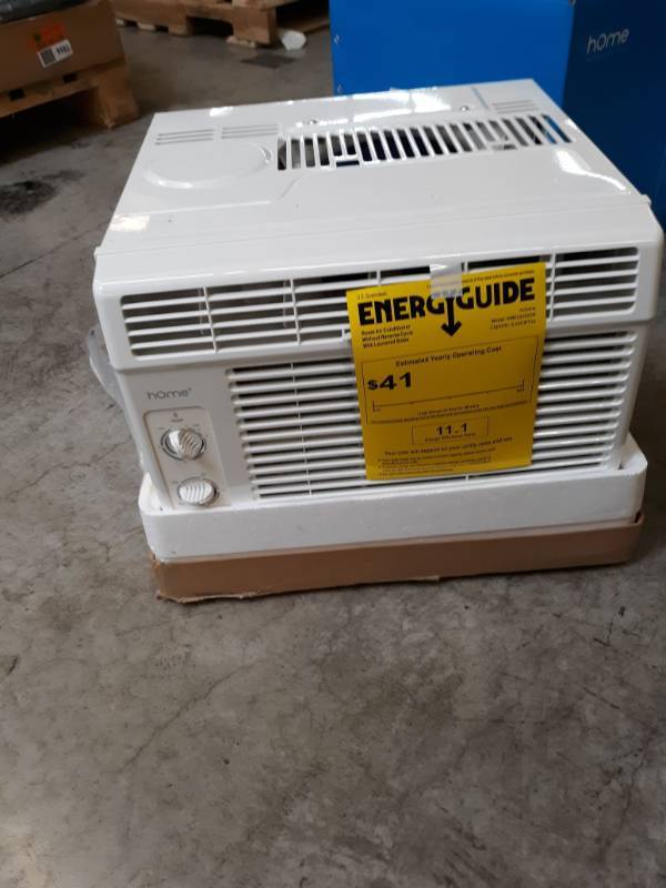 lot 14573 image: Home 5000 Btu Compact Window Mounted Air Conditioner 7 Speed Indoor Room Ac