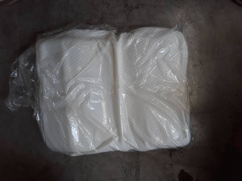 lot 14584 image: Utopia Bedding Contour Mold Memory Foam Pillow (Queen) - Cervical Neck Pillow - Neck Spinal Cord Pain Relieve - Removable Zippered