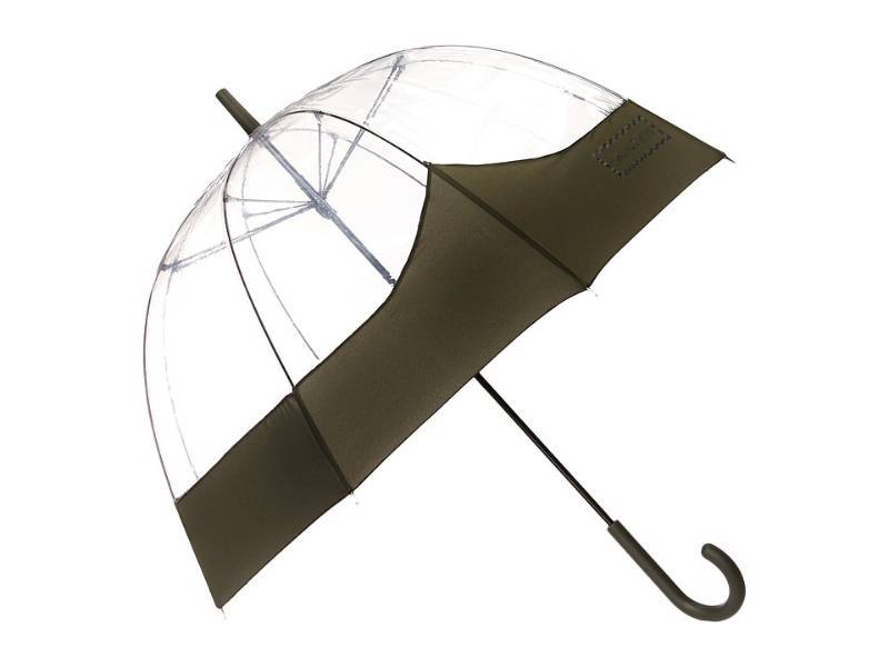 lot 14587 image: Hunter Original Dove Mustache Bubble Umbrella, Manual Open, Rubber Handle, Green