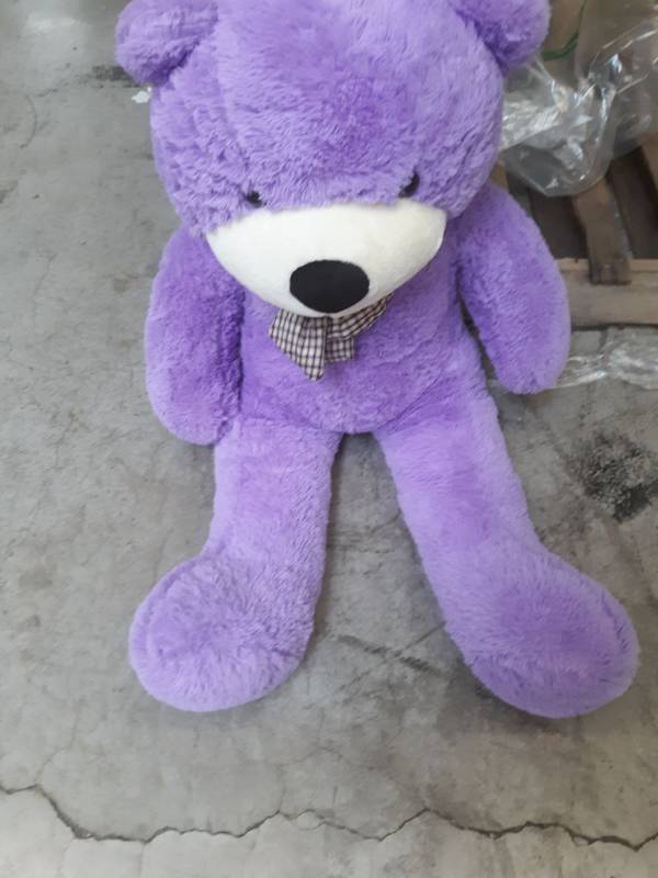 lot 14594 image: big purple teddy bear