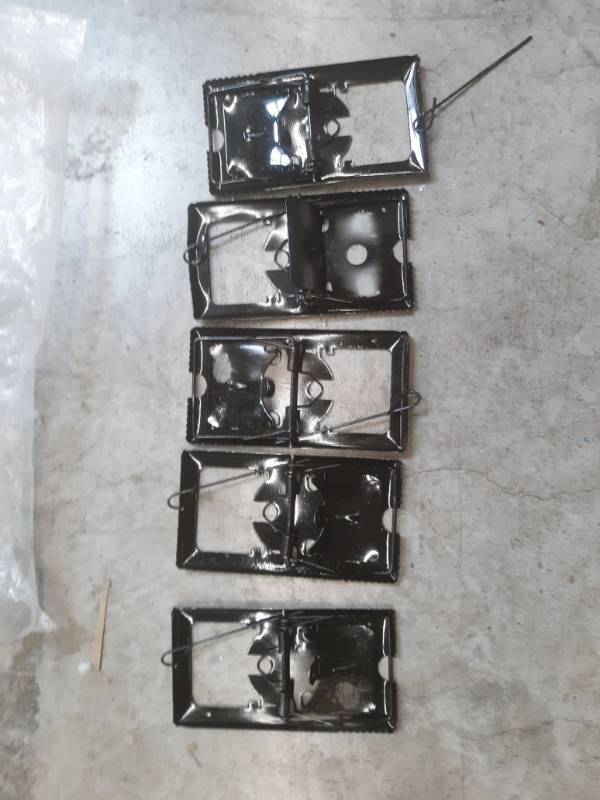 lot 14597 image: black mouse traps