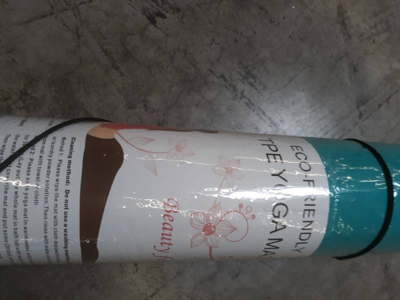 lot 14600 image: eco-friendly tpe yoga mat beautiful for you