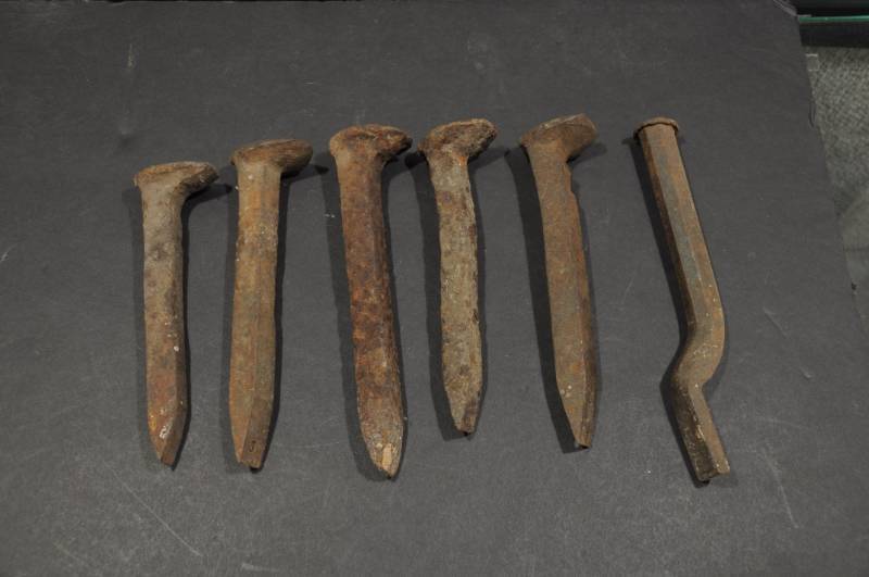 lot 2064 image: Lot of Iron Railroad Spikes