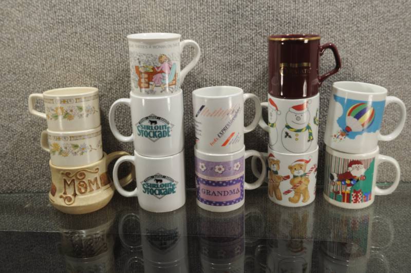 lot 2089 image: Lot of Ceramic Coffee Mugs - See photos