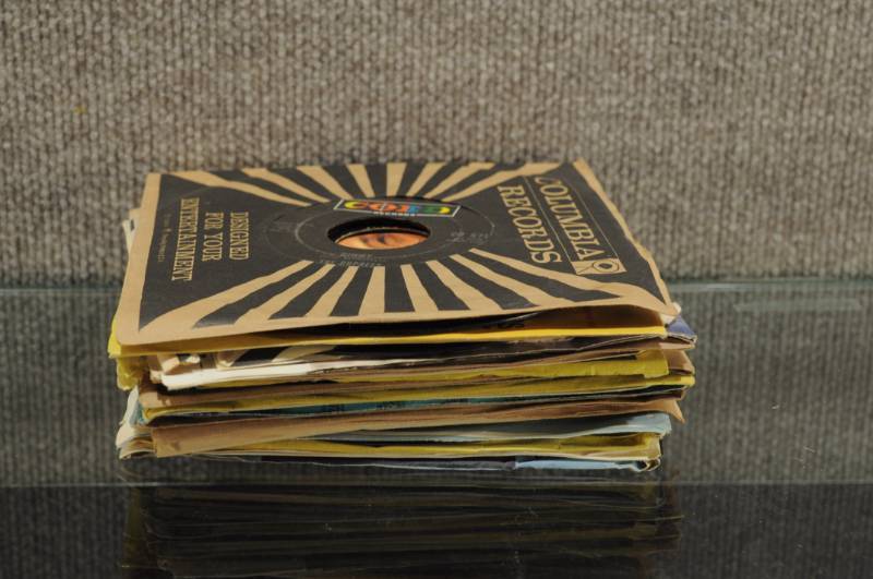 lot 2102 image: Lot of 45 Records -See Pictures More Available