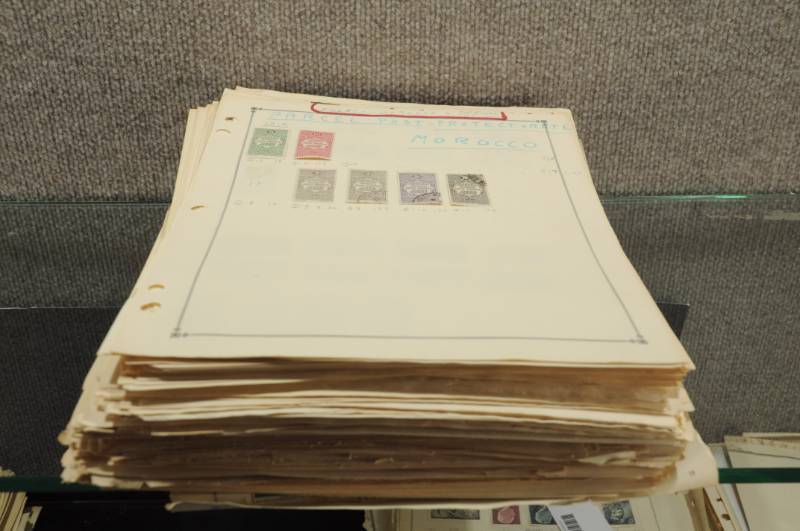 lot 2119 image: Big Lot of Postage Stamps Mounted on Pages -See Photos