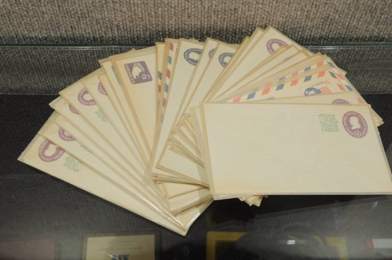 lot 2135 image: Lot of US Postal Cards Stamps & First Day Covers