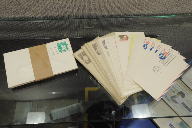 lot 2136 image: Lot of US Postal Cards Stamps & First Day Covers