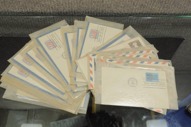 lot 2137 image: Lot of US Postal Cards Stamps & First Day Covers