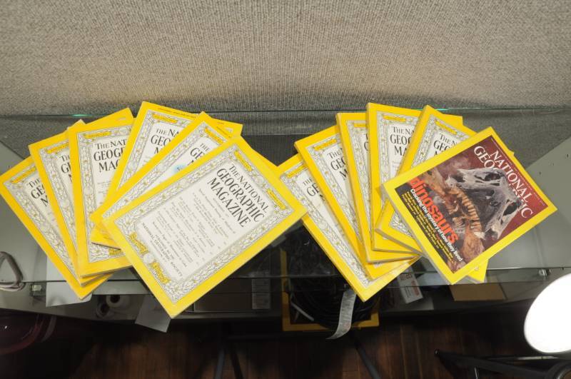 lot 2154 image: Lot of National Geographic Magazines - See photos for dates - Some may be incomplete