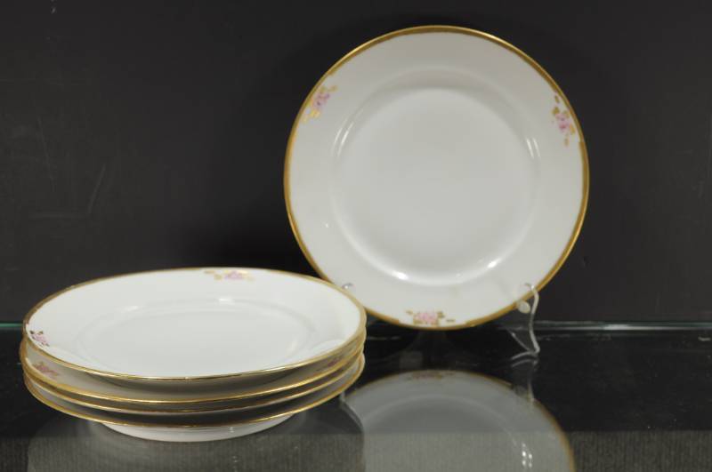 lot 2200 image: Lot of 5 Haviland Royal Crecent China Bavaria 8.25 Plates