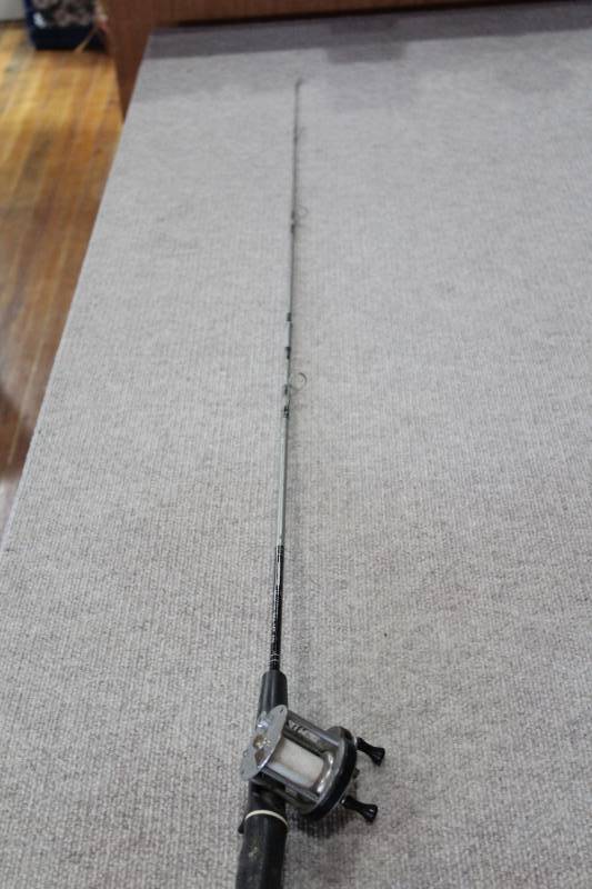 lot 2291 image: Fishing Rod & Reel Bal-CL1 23 Thumbless Model E Kalamazoo