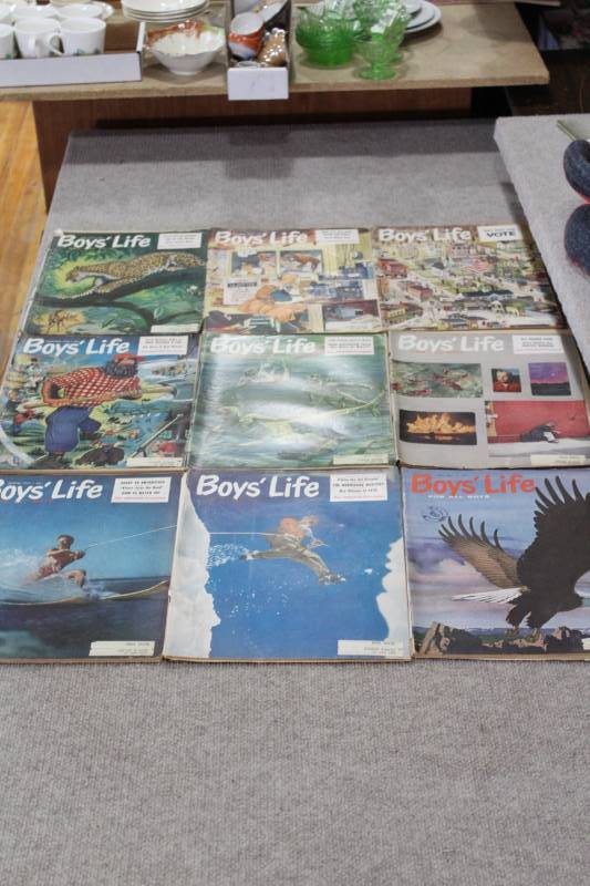lot 2281 image: Lot of Vintage Boys Life Magazines -Great Advertisements - Some Incomplete