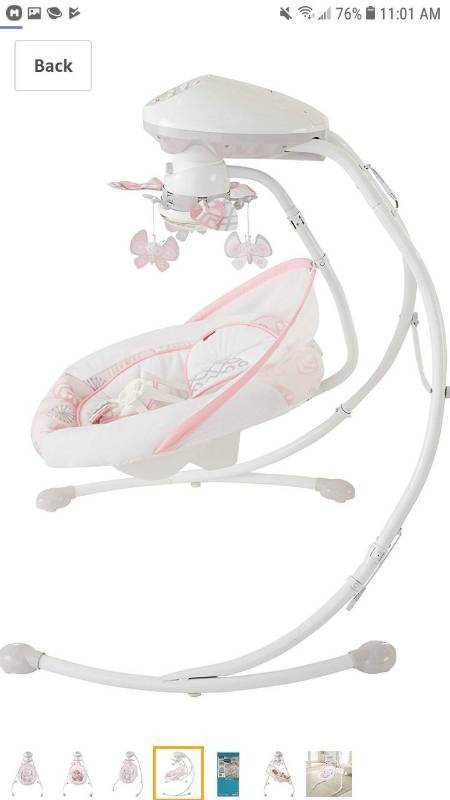 fisher price deluxe cradle n swing