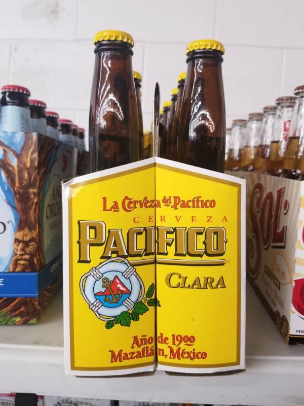 lot 15028 image: (4) Pacifico Clara 6PK