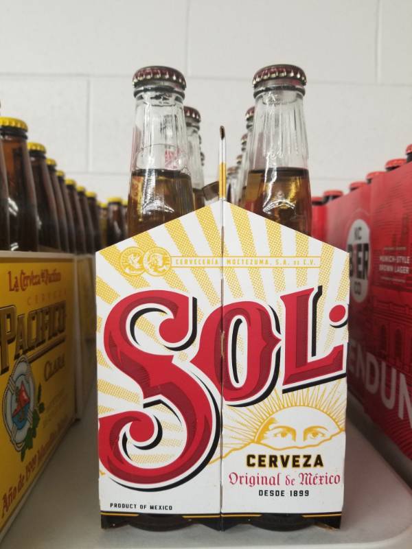 lot 15029 image: (3) SOL Cerveza 6PK