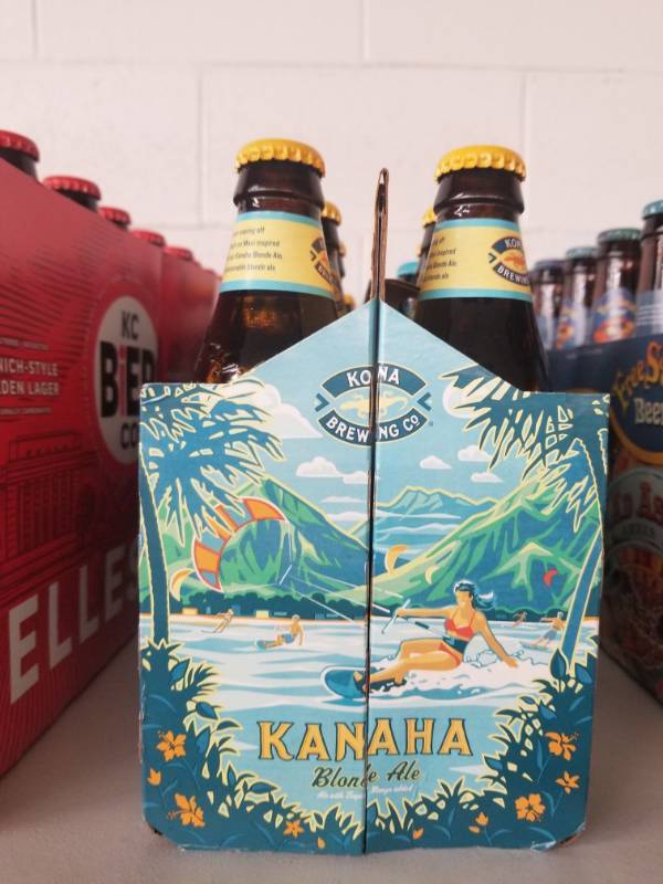 lot 15033 image: (2) Kona Brewing Kanaha Blonde Ale 6PK, (1) Kona Big Wave 6PK