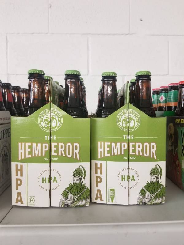 lot 15042 image: (3) New Belgium The Hemperor 6PK, (1) New Belgium Trippel 6PK