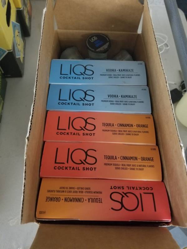 lot 15051 image: (12) 3PK Liqs Cocktail Shots