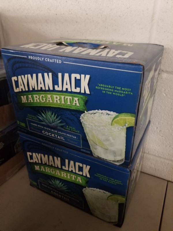 lot 15055 image: (2) Cayman Jack Margaritas 12PK Cans