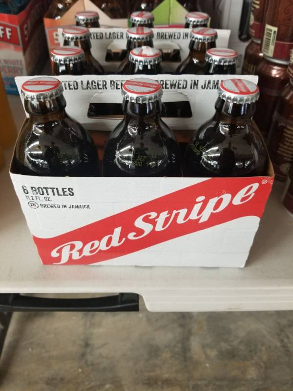 lot 15069 image: (2) Red Stripe 6Pks