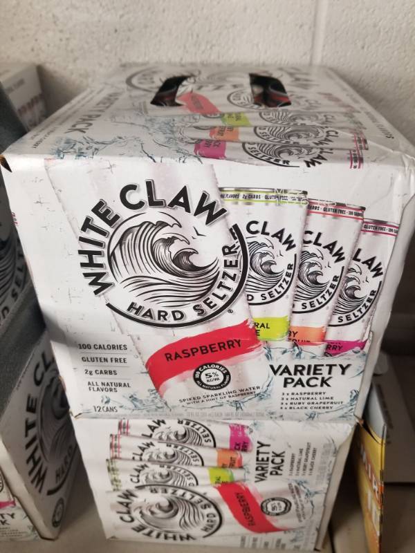 lot 15074 image: (2) White Claw Hard Seltzer 12Pks Variety Packs