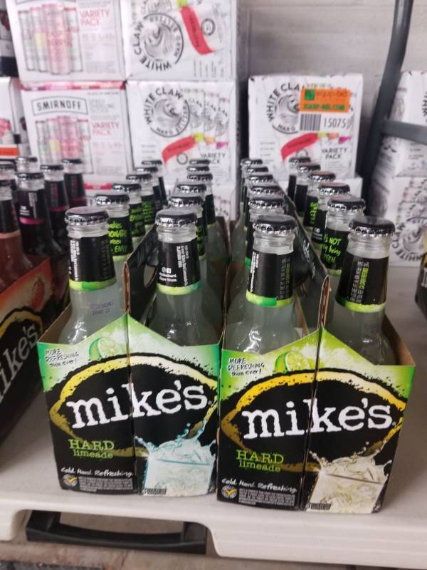 lot 15076 image: (4) Mikes Hard Limeade 6Pks