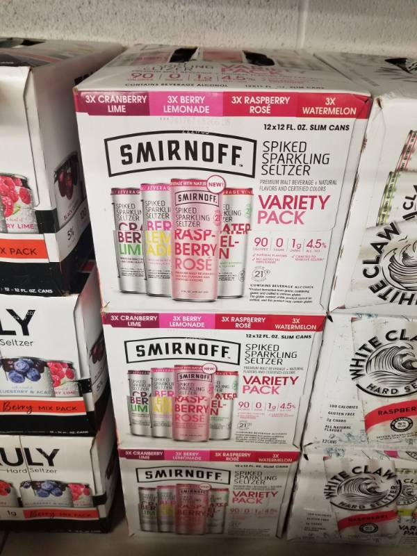 lot 15079 image: (3) Smirnoff Variety Pack 12Pk Cans