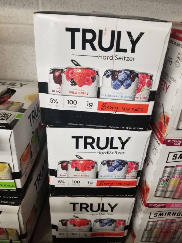 lot 15080 image: (3) Truly Berry Mix Pack 12Pk Cans