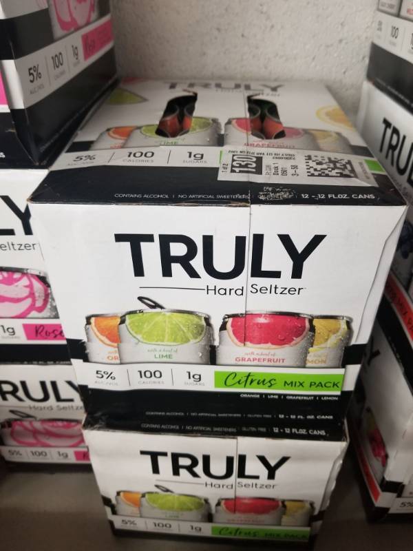 lot 15082 image: (2) Truly Citrus Mix Pack 12Pk Cans