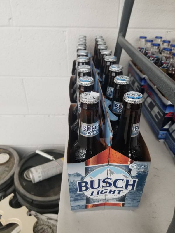 lot 15104 image: (3) 6Pk Busch Light Bottles