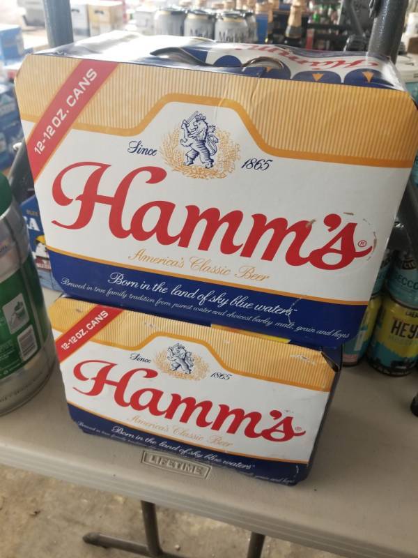 lot 15105 image: (2) 12Pk Hamms Beer