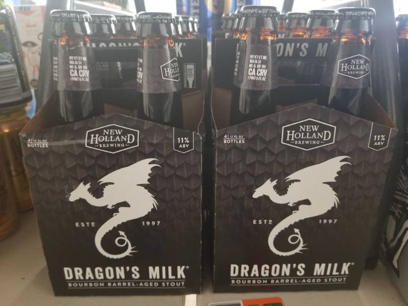 lot 15110 image: (4) 4Pk New Holland Dragons Milk