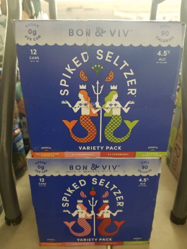 lot 15122 image: (2) Bon & Viv Spiked Seltzer 12Pks