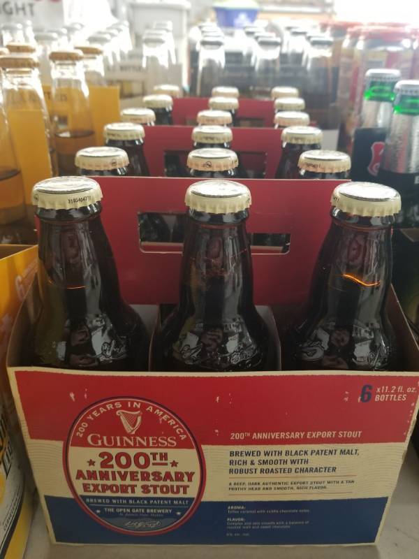 lot 15126 image: (3) Guinness Anniversary Stout 6PKs