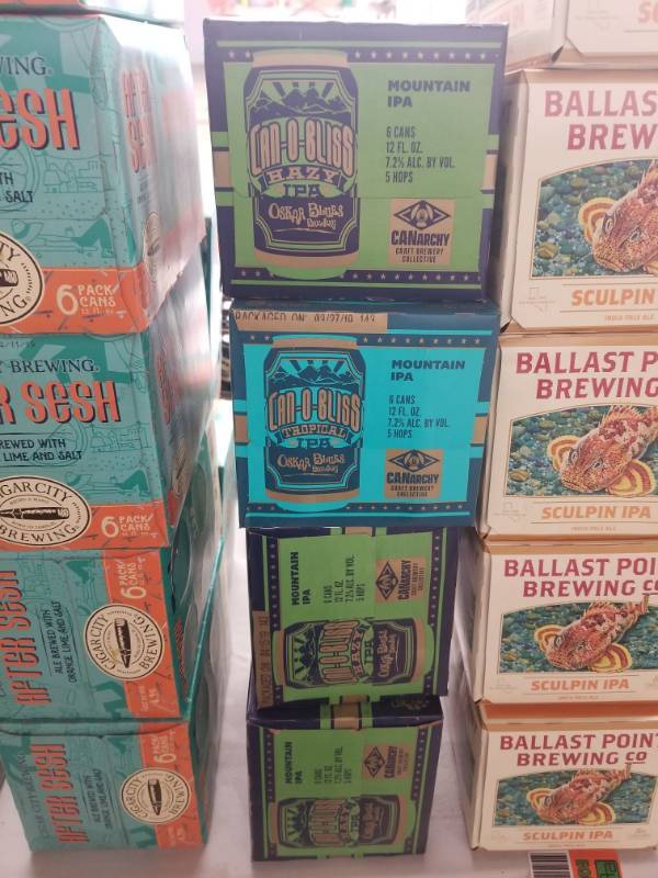 lot 15131 image: (4) Oksar Blues Mountain IPA 6pks