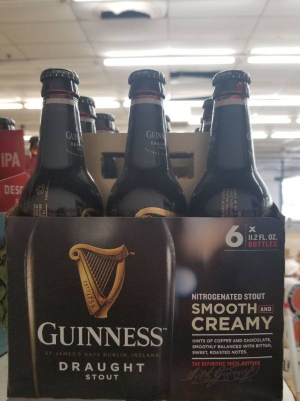 lot 15137 image: (3) 6Pk Guinness Draught Stout