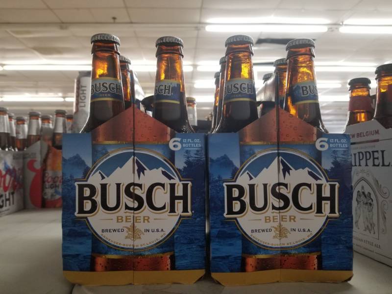 lot 15140 image: (2) Busch Beer 6Pk