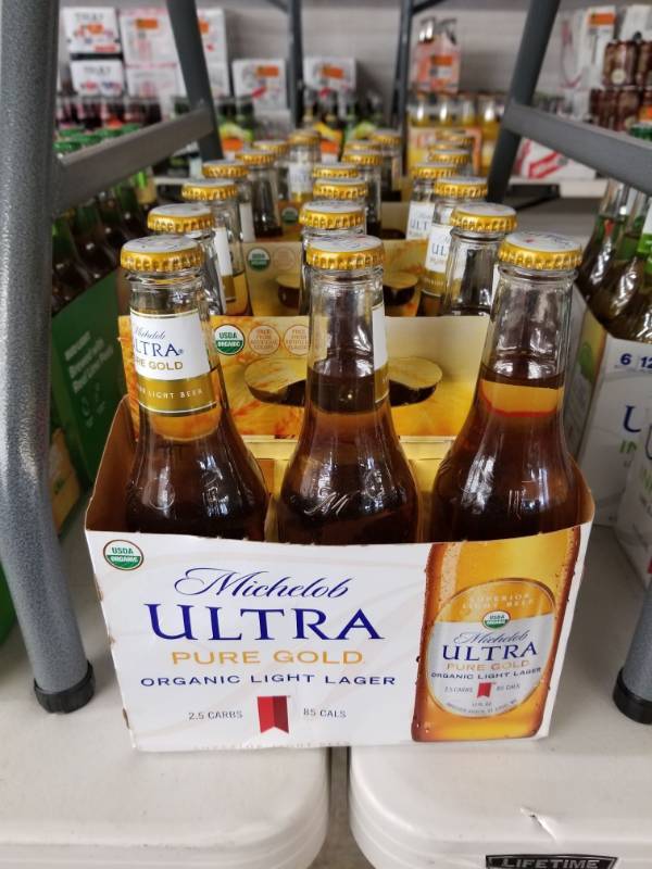 lot 15172 image: (4) Michelob Ultra Pure Gold 6Pks