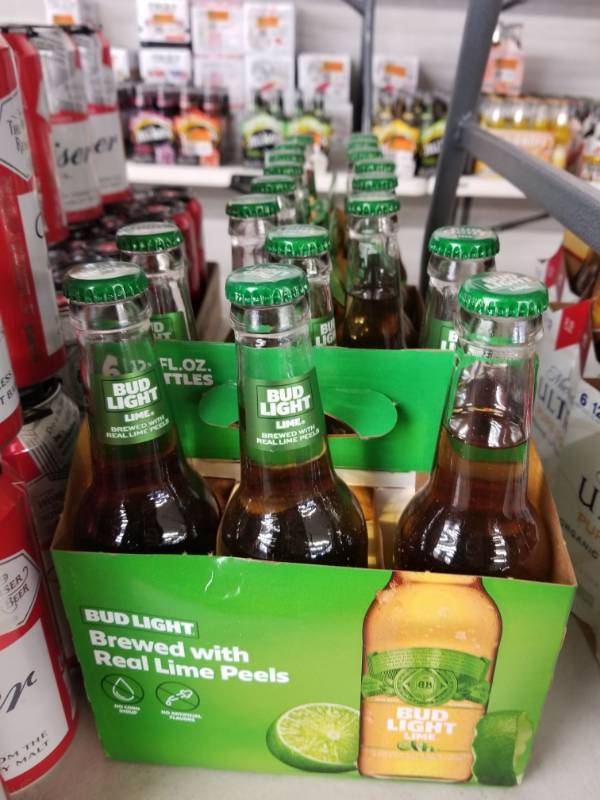 lot 15173 image: (3) Bud Light Lime 6Pks