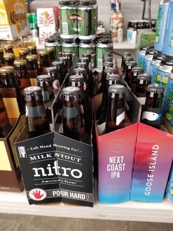 lot 15181 image: (2) Goose Island IPA 6pks, (2) Milk Stout Nitro 6pks