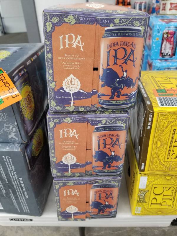 lot 15195 image: (3) Odell India Pale Ale 6Pks