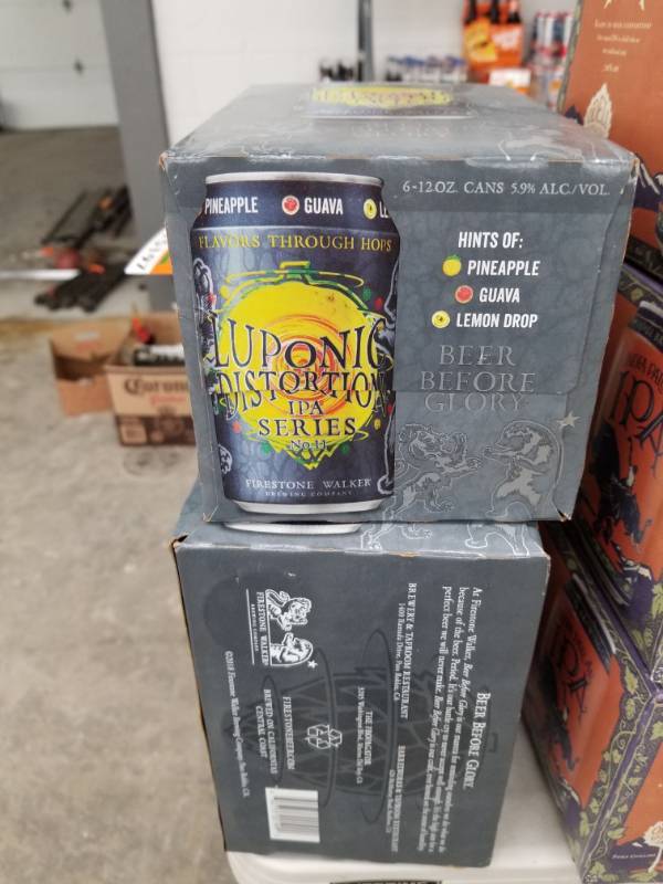 lot 15196 image: (3) Luponic Distortion IPA 6pks