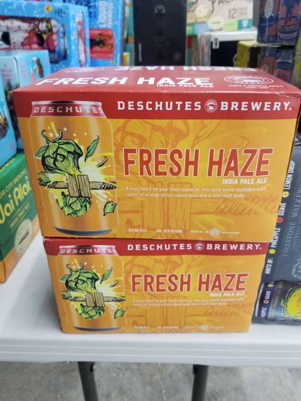 lot 15197 image: (2) Deschutes Fresh Haze India Pale Ale 6Pks