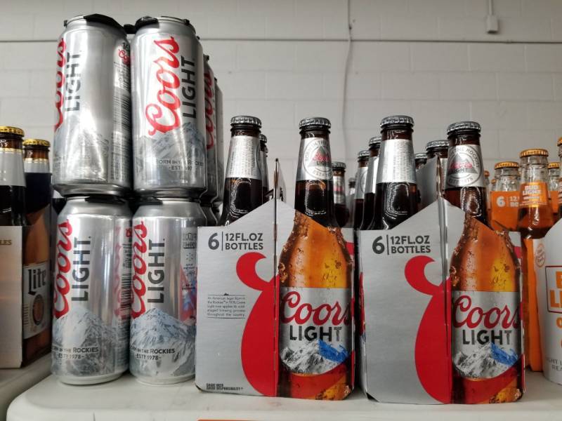 lot 15204 image: (3) Coors Light 6Pk Bottles, (2) 6Pk 16oz Cans