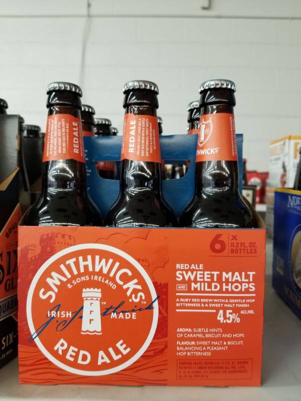 lot 15209 image: (2) Smithwicks Red Ale 6Pk Bottles
