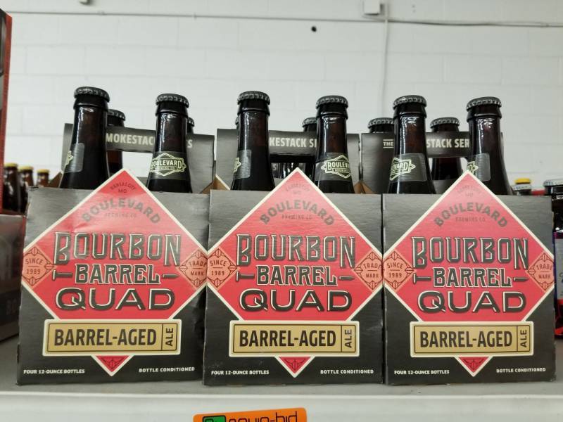 lot 15214 image: (3) Bourban Barrel Quad 4Pks